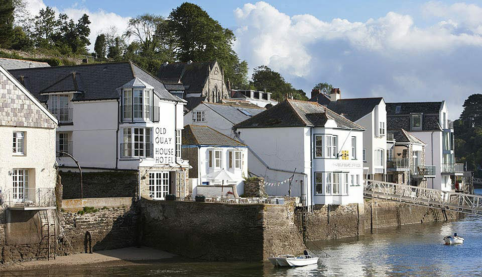 The Old Quay House Hotel Fowey Exterior foto